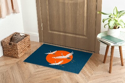 Tapete capacho Grou japonês