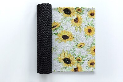 Tapete capacho Flores de Girassóis