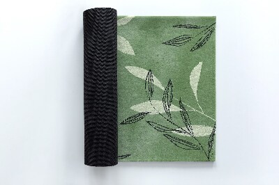 Tapete de entrada Folhas de aquarela