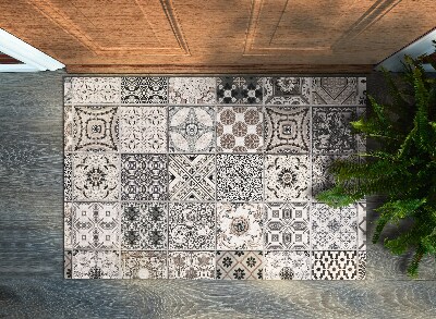 Tapete capacho Padrões geométricos