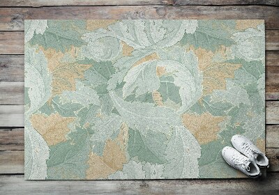 Tapete capacho As folhas da planta