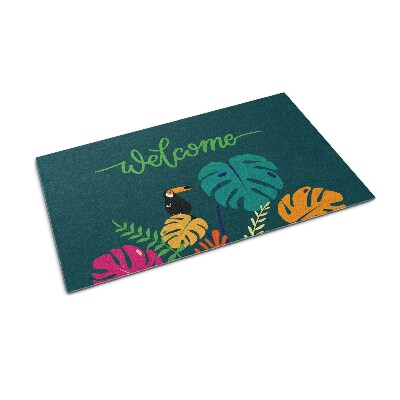 Tapete capacho Bem-vindo ao Tropical