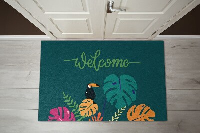Tapete capacho Bem-vindo ao Tropical