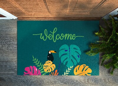 Tapete capacho Bem-vindo ao Tropical