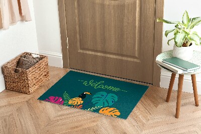 Tapete capacho Bem-vindo ao Tropical