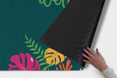 Tapete capacho Bem-vindo ao Tropical