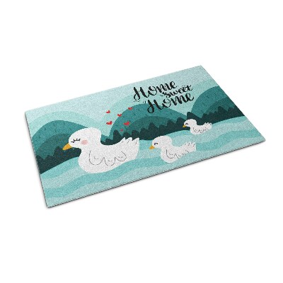 Tapete de entrada Patinhos Doce Lar