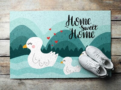 Tapete de entrada Patinhos Doce Lar