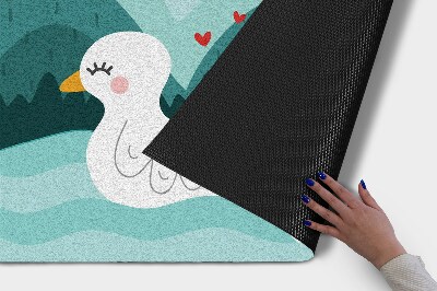 Tapete de entrada Patinhos Doce Lar