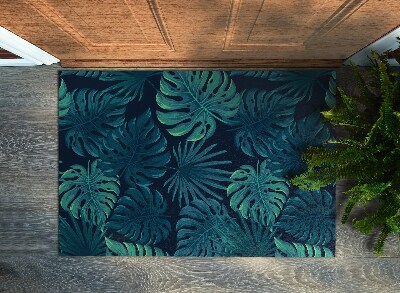 Tapete de entrada Folhas de Monstera