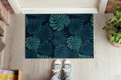Tapete de entrada Folhas de Monstera