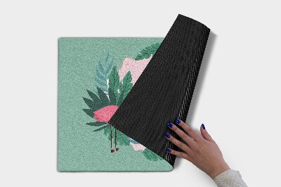 Tapete capacho Pássaros Flamingos