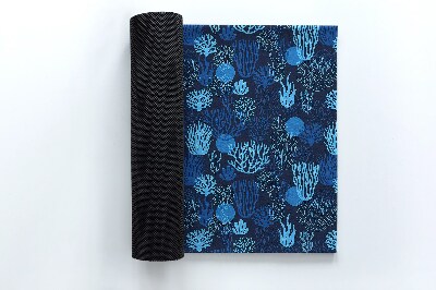 Tapete de entrada Recife de Coral Azul