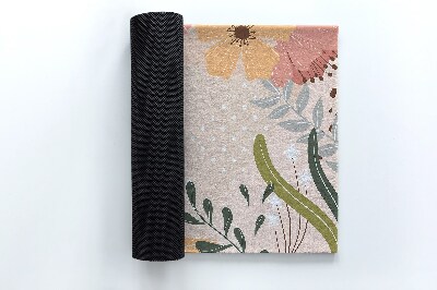 Tapete de entrada Padrão floral