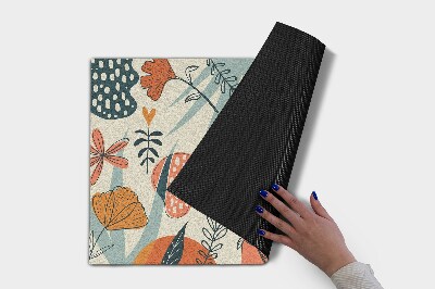 Tapete de entrada Flores florais