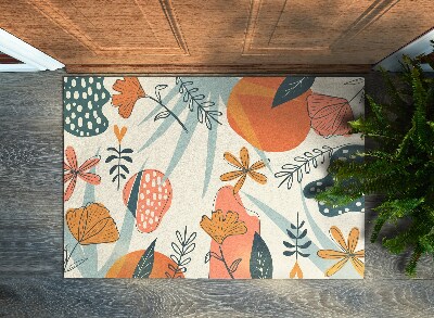 Tapete de entrada Flores florais