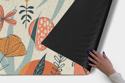 Tapete de entrada Flores florais