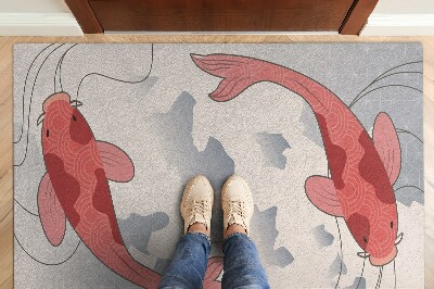 Tapete de entrada Peixe carpa