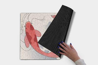 Tapete de entrada Peixe carpa