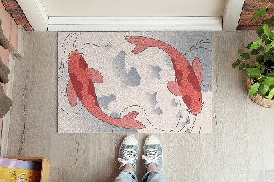 Tapete de entrada Peixe carpa