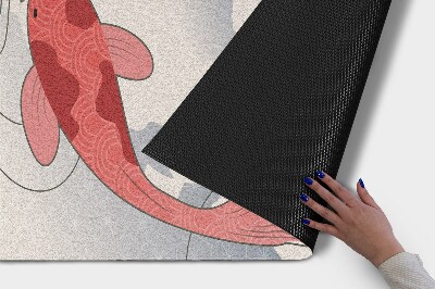 Tapete de entrada Peixe carpa