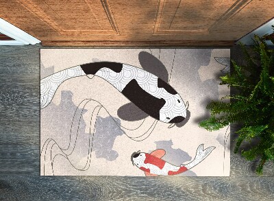 Tapete capacho Peixe koi