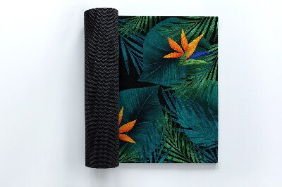 Tapete capacho Flores de Strelitzia