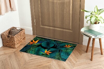 Tapete capacho Flores de Strelitzia