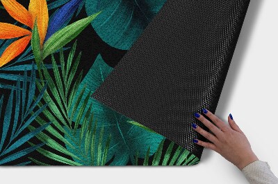 Tapete capacho Flores de Strelitzia