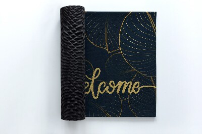 Tapete capacho Bem-vindo à Folha