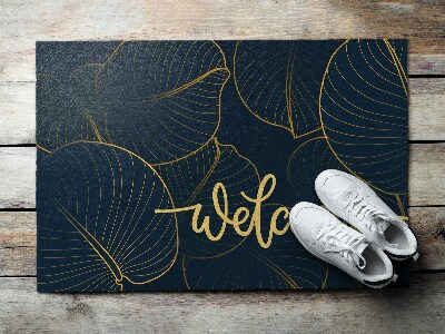 Tapete capacho Bem-vindo à Folha