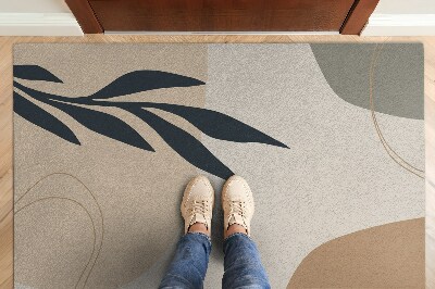 Tapete de entrada Folha da planta