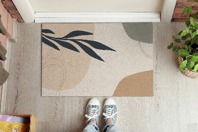 Tapete de entrada Folha da planta