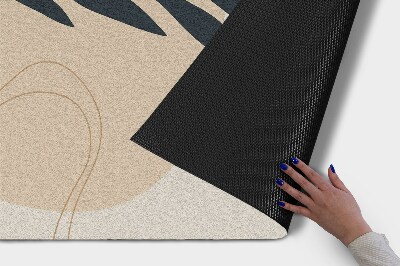 Tapete de entrada Folha da planta