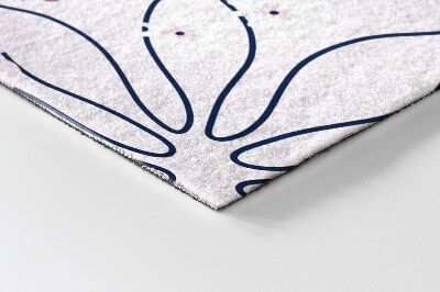 Tapete de entrada Flores coloridas