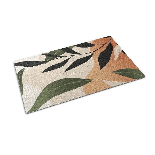 Tapete capacho Abstração tropical