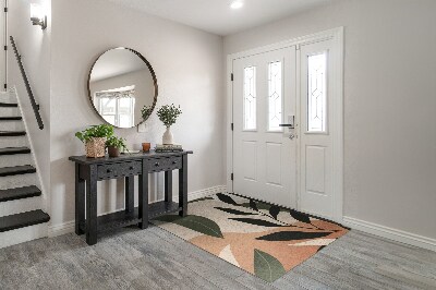 Tapete capacho Abstração tropical