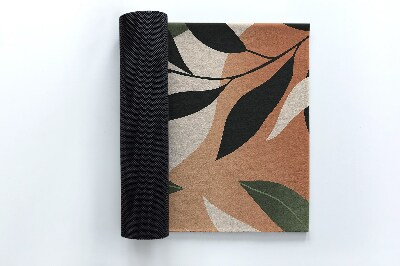 Tapete capacho Abstração tropical