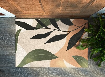 Tapete capacho Abstração tropical