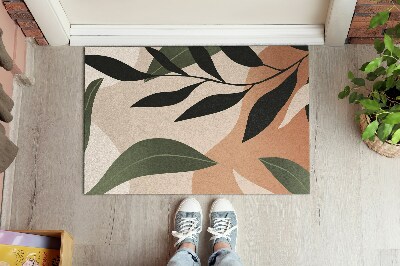 Tapete capacho Abstração tropical