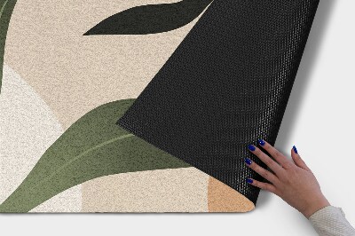 Tapete capacho Abstração tropical