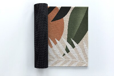 Tapete de entrada Abstração tropical