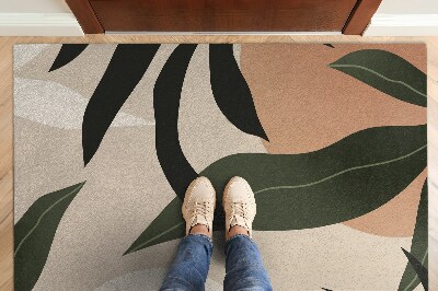 Tapete capacho Abstração tropical