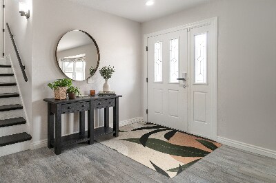 Tapete capacho Abstração tropical