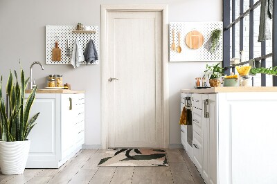 Tapete capacho Abstração tropical