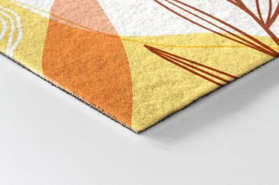 Tapete de entrada Planta geométrica