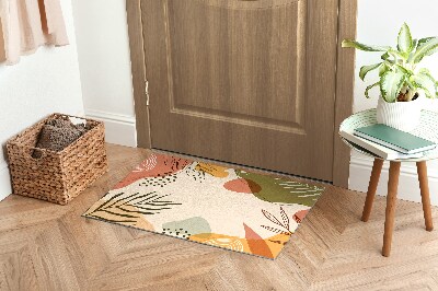 Tapete de entrada Planta geométrica