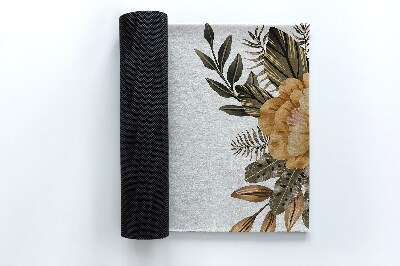 Tapete capacho Arranjo floral