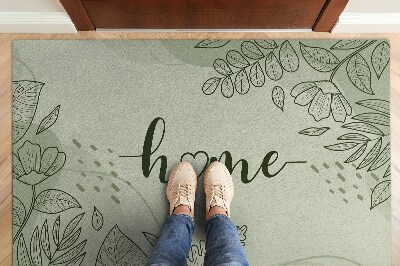 Tapete de entrada Motivo floral