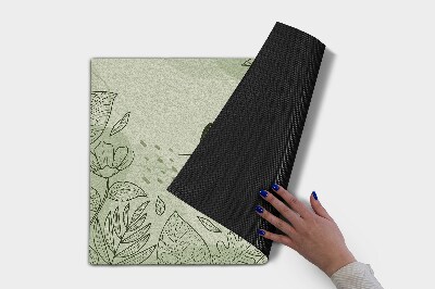 Tapete de entrada Motivo floral